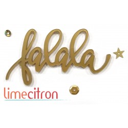 Acrylique - Falala - doré